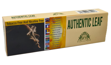Authentic Leaf [ Orange ] Cigarettes,10Box/20 200 Herbal Cigarettes