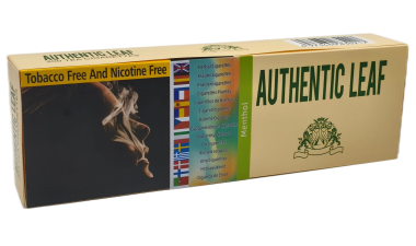 Authentic Leaf [ Menthol ] Cigarettes,10Box/20 200 Herbal Cigarettes