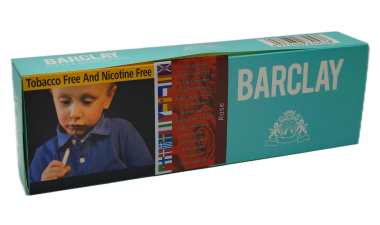 Barclay [ Rose ] Cigarettes,10Box/20 200 Herbal Cigarettes
