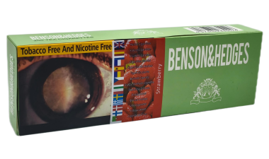 Benson & Hedges [ Strawberry ] Cigarettes,10Box/20 200 Herbal Cigarettes
