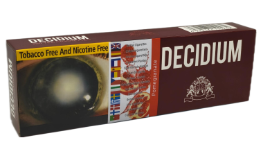 Decidium [ Pomegranate ] Cigarettes,10Box/20 200 Herbal Cigarettes