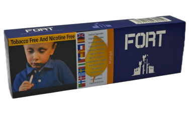 Fort [ Mango ] Cigarettes,10Box/20 200 Herbal Cigarettes