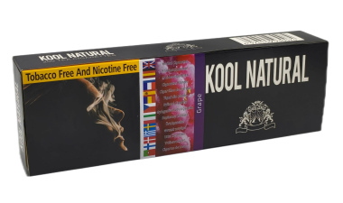 Kool Natural [ Grape ] Cigarettes,10Box/20 200 Herbal Cigarettes
