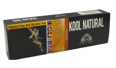 Kool Natural [ Black Tea ] Cigarettes,10Box/20 200 Herbal Cigarettes