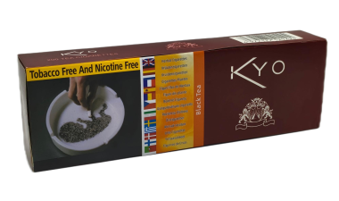 Kyo [ Black Tea ] Cigarettes,10Box/20 200 Herbal Cigarettes