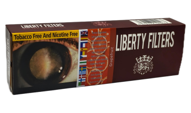 Liberty Filters [ Grapefruit ] Cigarettes,10Box/20 200 Herbal Cigarettes