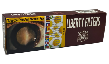 Liberty Filters [ Lemon ] Cigarettes,10Box/20 200 Herbal Cigarettes