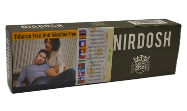 Nirdosh [ Jasmine ] Cigarettes,10Box/20 200 Herbal Cigarettes