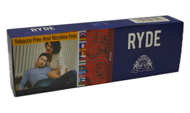 Ryde [ Rose ] Cigarettes,10Box/20 200 Herbal Cigarettes